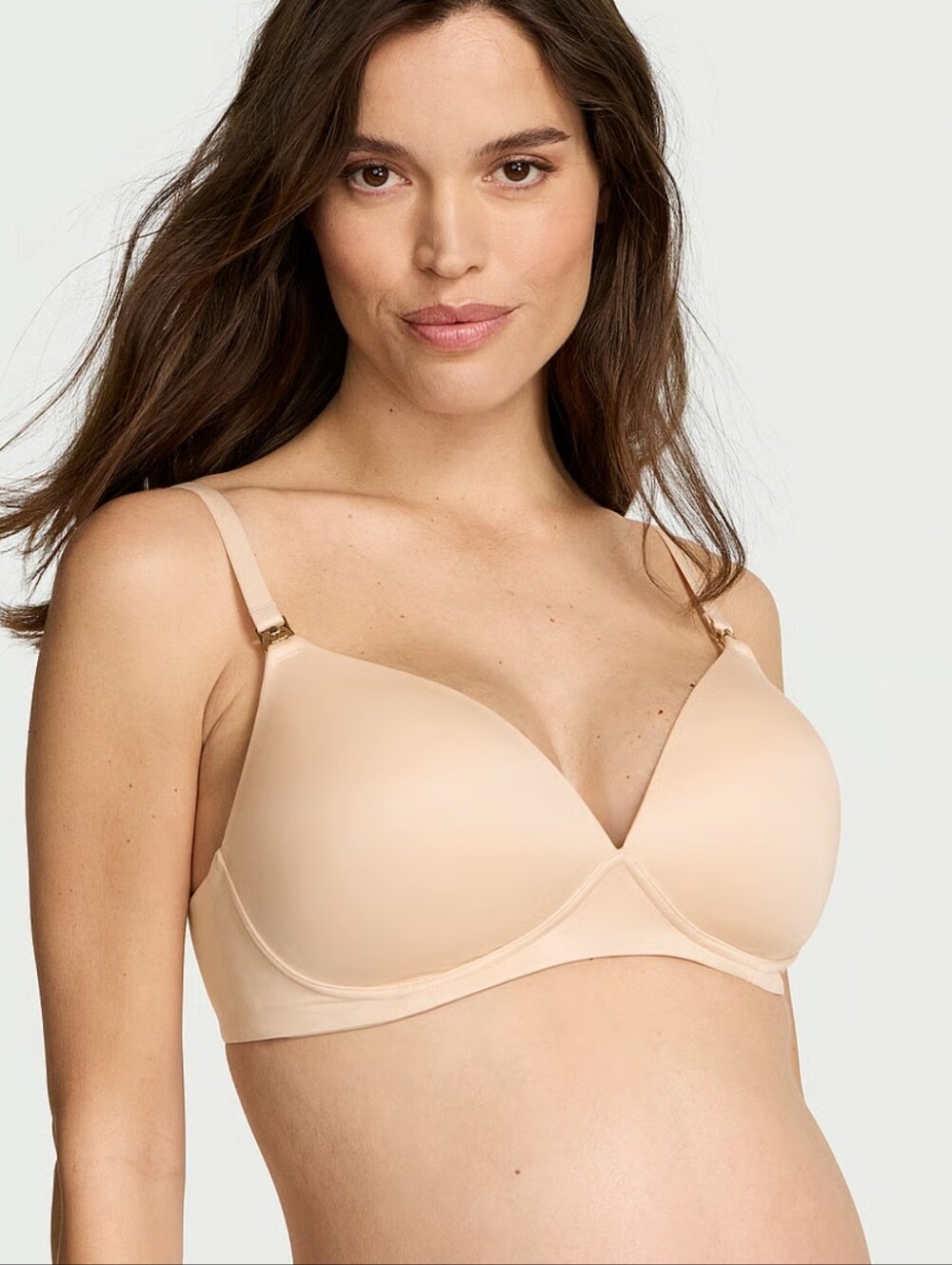 NWOT Victoria's Secret Body By Victoria Smooth Nude Maternity Nursing Bra 32DD
